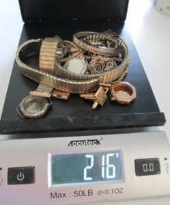 200 Plus Grams Gold Filled Scrap for recovery