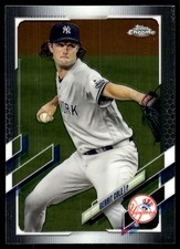 Gerrit Cole 2021 Topps Chrome #80 New York Yankees FREE SHIPPING AutographDen