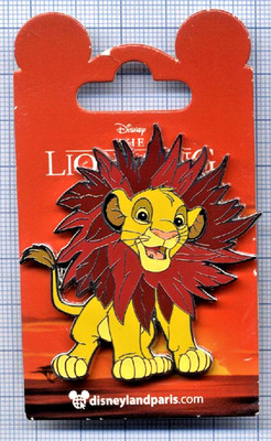 Disneyland Paris Pin / THE LION KING Simba mit Blattmähne / König der Löwen