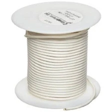 16 Ga. White Abrasion-Resistant General Purpose Wire (GXL) - (50 feet)