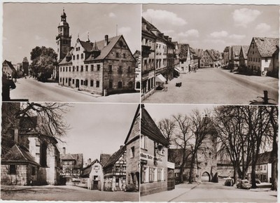 Altdorf bei Nürnberg um ~1960er Echtfoto-Mehrbildkarte AK Ansichtskarte