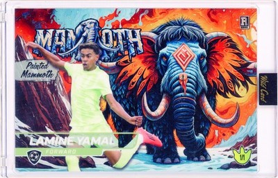 LAMINE YAMAL 2024 Wild Card Painted Mamoth JUMBO #DMPNM301-LY09 Barcelona #d 1/1