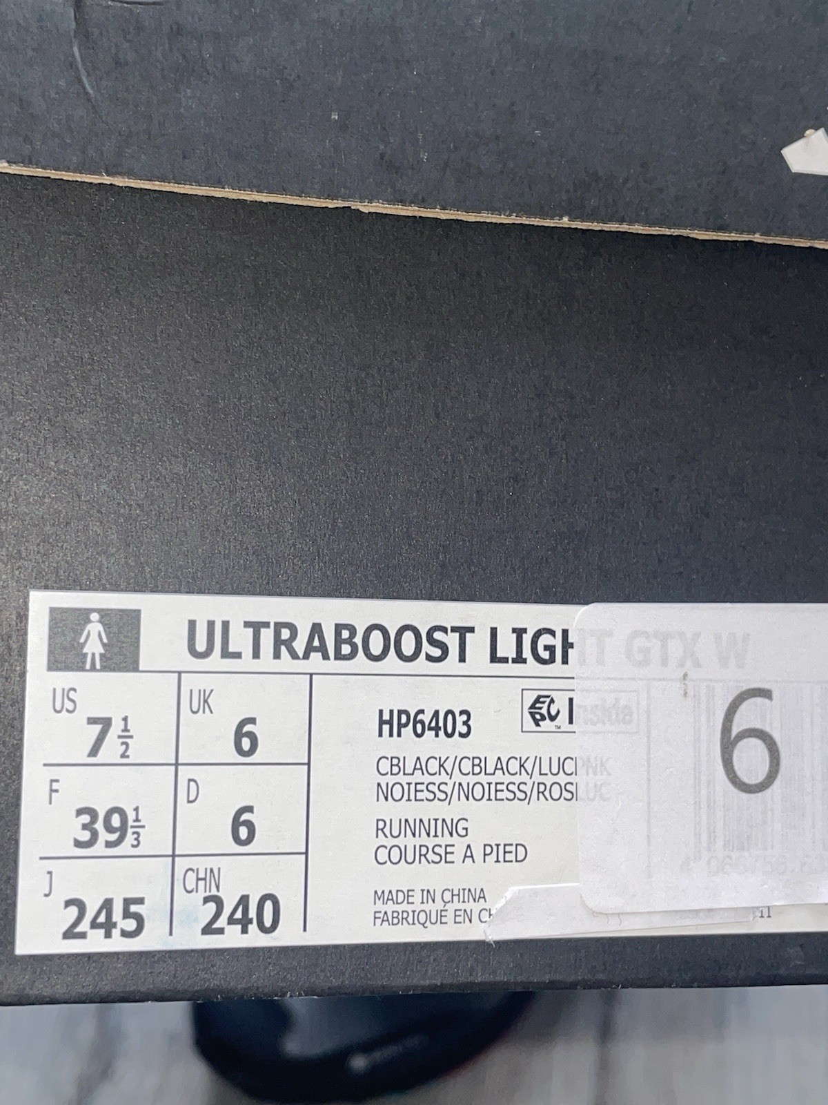 Adidas UltraBoost Light GTX Women’s Running Trainers Uk 6 ~ HP6403 BNIB RRP £199 image 9