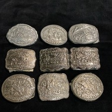  9 Hesston Small Belt Buckles