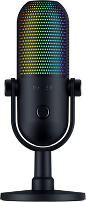 Razer Seiren V3 Chroma RGB USB Microphone: Stream & Game Reactive Lighting - Tap