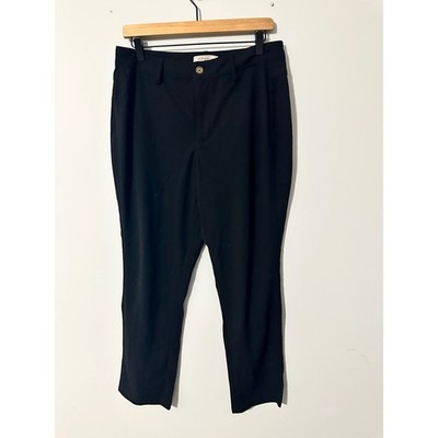 BCBGeneration Black Ankle Length Trousers Pants Women's Size M