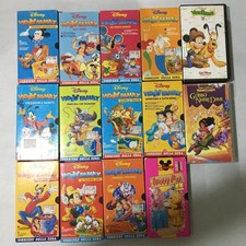 Lotto 14 VHS Cartoni animati Disney 