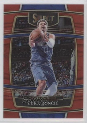 2021-22 Panini Select Concourse Red Prizm 51/199 Luka Doncic #12 11ak