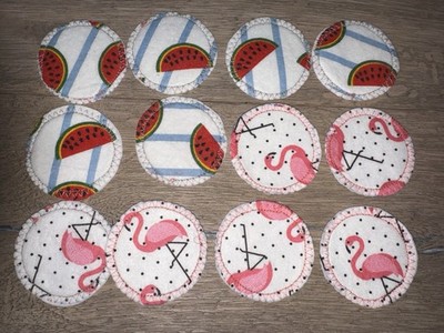 12 x Wattepads Make-up Pads waschbar wiederverwendbar