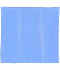 Countess Mara Mens Classic Solid Pocket Square, Blue, One Size