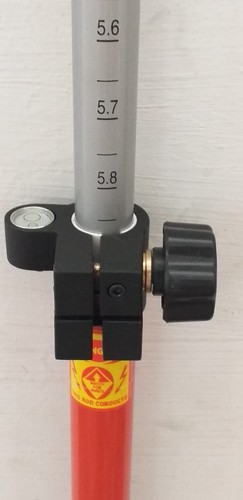 2.5 meter Prism Pole Surveying Aluminum Leveling Staff and Prism Pole free ship - Picture 5 of 9