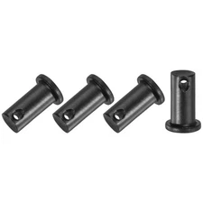 4-Pack Single Hole Clevis Pins, M10x20mm Carbon Steel Fastener