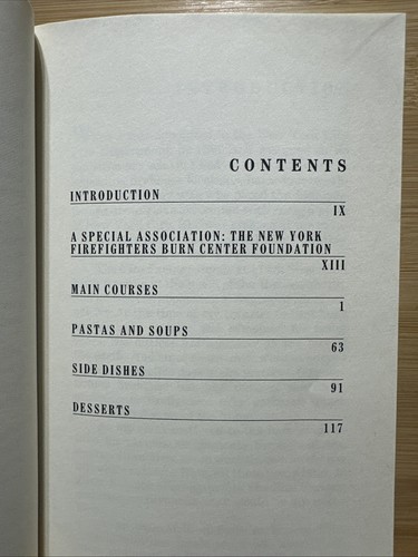 The Firefighter's Cookbook John Sineno Signed 1986 First Edition - Picture 5 of 13