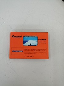 KONAMI Antarctic Great Adventure Famicom Game 1985 Used Box/Manual Damage