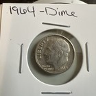 1964-D Roosevelt Dime - Circulated Condition - 90% Silver - US Coin - 3157 — photo 1