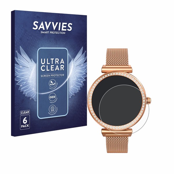 "6X Schutzfolie FüR Nongamx Smartwatch 1.27\" (42 Mm) Displayschutz"-image
