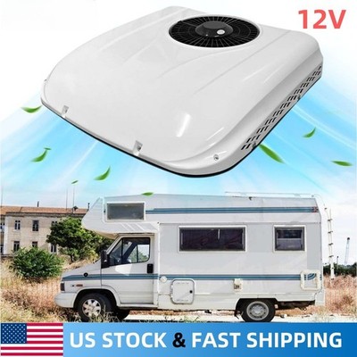 12V RV Air Conditioner Rooftop AC Unit Universal A/C For Caravan Truck 10000 BTU