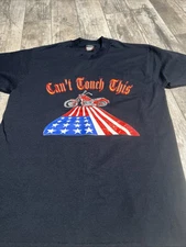 Screen Stars Best Can’t Touch This Vintage Motorcycle T Shirt Late Single Stitch