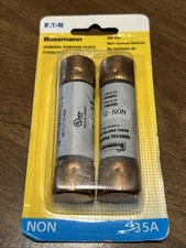 NOS Buss Fuses 2 pack  35amp Cooper Bussmann -Made in the USA
