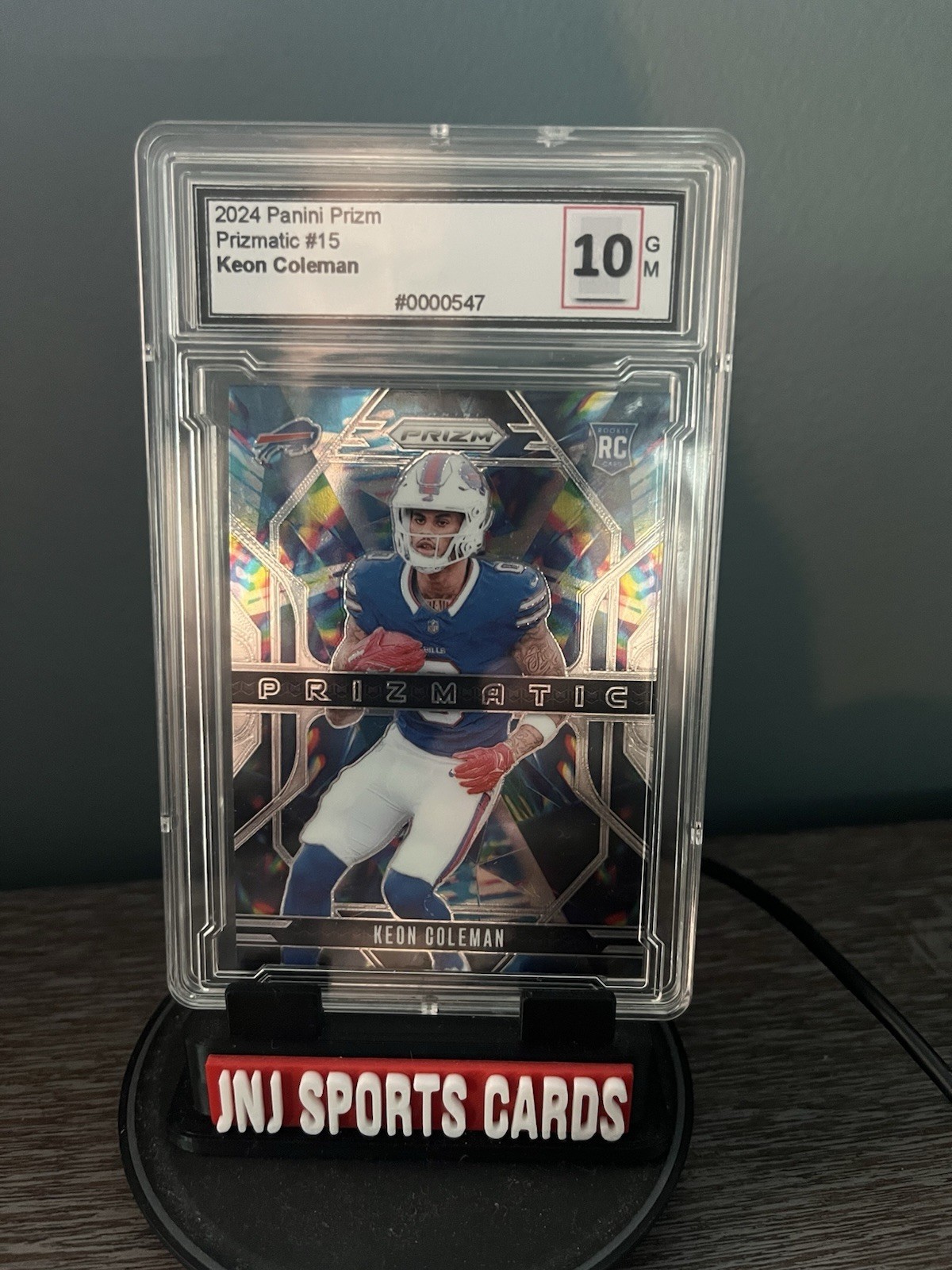 2024 PRIZM PRIZMATIC RC KEON COLEMAN BUFFALO BILLS ROOKIE FOOTBALL NFL #15