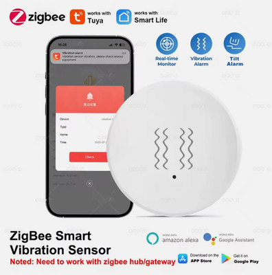 Tuya Zigbee Smart Vibration Sensor Neigung Erkennung Smart Life App