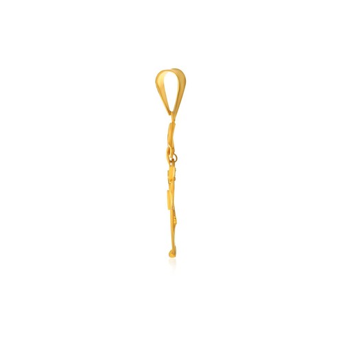 Joyería colgante de oro esplendor de loto de oro amarillo de 22 quilates... - Imagen 3 de 5