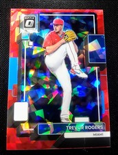 2022 Panini Donruss Optic Red Cracked Ice Prizm /7 Trevor Rogers #193