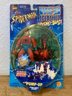 Spider-Man Web Splashers Kayak Spidey Actionfigur - Toy Biz 1998 - Marvel OVP