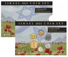 ISRAEL 2025 ICMC COIN SET SHEQEL TRADING 6 COINS UNC FLOWERS OF HOPE