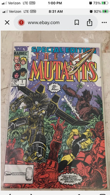 New Mutants Special Edition #1 (Marvel Comics 1985)