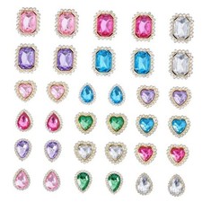 Bling Shoe Charms with Colorful Crystal Rhinestone Jewelry for Croc,Fashion