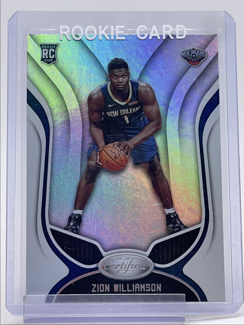 ZION WILLIAMSON 2019-20 CERTIFIED BASKETBALL ROOKIE PELICANS #151 RC Q3641