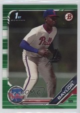 2019 Bowman Draft Green 61/99 Jamari Baylor #BD-41 s7f