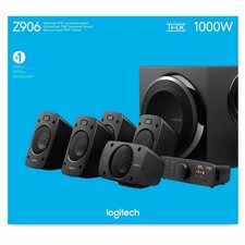 Logitech Z906 5.1 THX 500W RMS (1000W) Dolby DTS NUOVO MAI APERTO