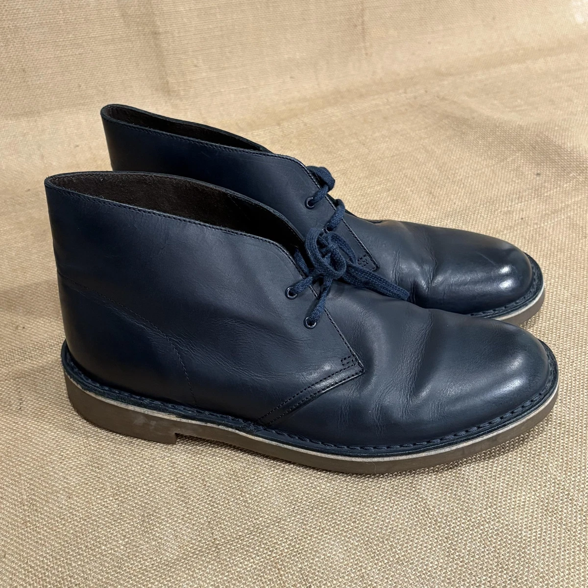 Clarks Collection Bushacre 2 Suede Slate Blue Boots. Mens Size 9. (C) Clarks Bushacre Blue Men main image 4