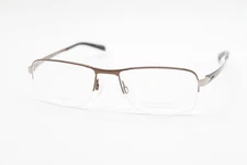 NEW CHARMANT B-TITANIUM CH10786 BR BROWN BLACK  AUTHENTIC EYEGLASSES 54-18