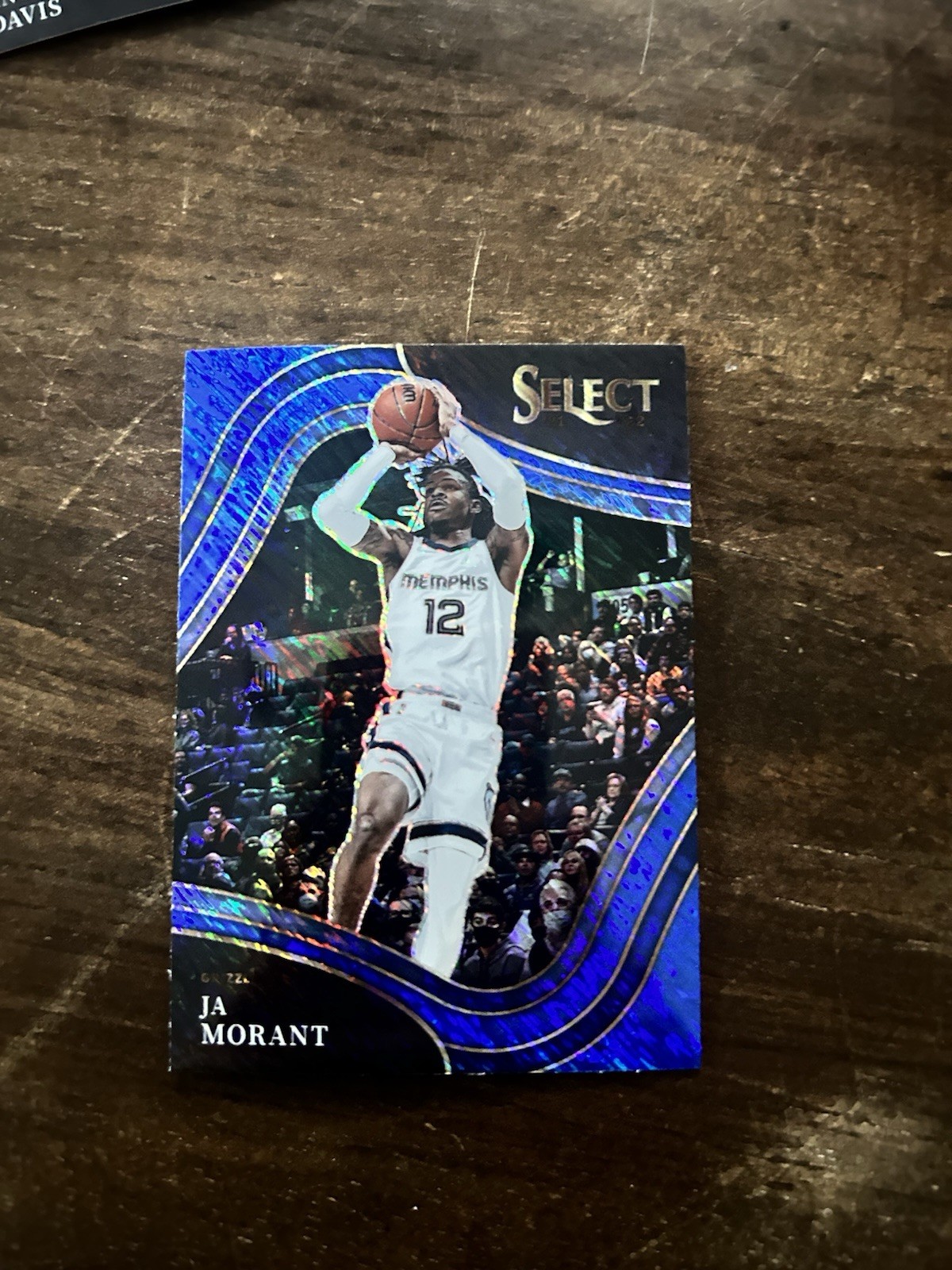 2021-22 Panini Select - Courtside Ja Morant #214 Blue Prizm