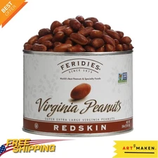 All Natural Extra Large Virginia Peanuts - Gourmet & Lightly Salted, 18 Oz Can
