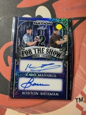 2025 Leaf Baseball Nation Kash Mayfield & Boston Bateman Dual Autograph - 1/7