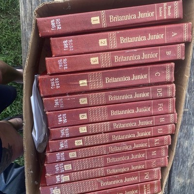 Complete Set Of 15 Britannica Junior Encyclopedia Books 1961 | eBay