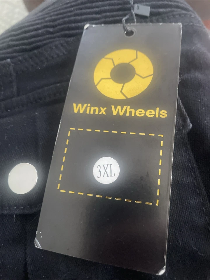 Pantalones de moto Winx Wheels 3XL negros con rodilleras Foto 4 de 4