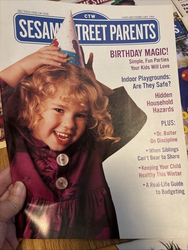 Vintage Sesame Street Parents Magazine Lot 1993/1994 90s Great Condition - Picture 3 of 8