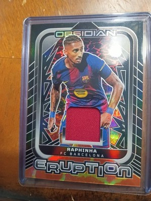 2023-24 Panini Obsidian - Eruption Raphinha #ER-R /199 (MEM)