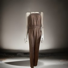 Genuine Halston Jumpsuit, Halston Heritage, Off Shoulder, Size S
