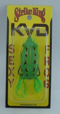 Strikeking SFKVD-153 Tiger Kevin Van Dam Sexy Frog 5/8 oz 2.5" Hollow Body