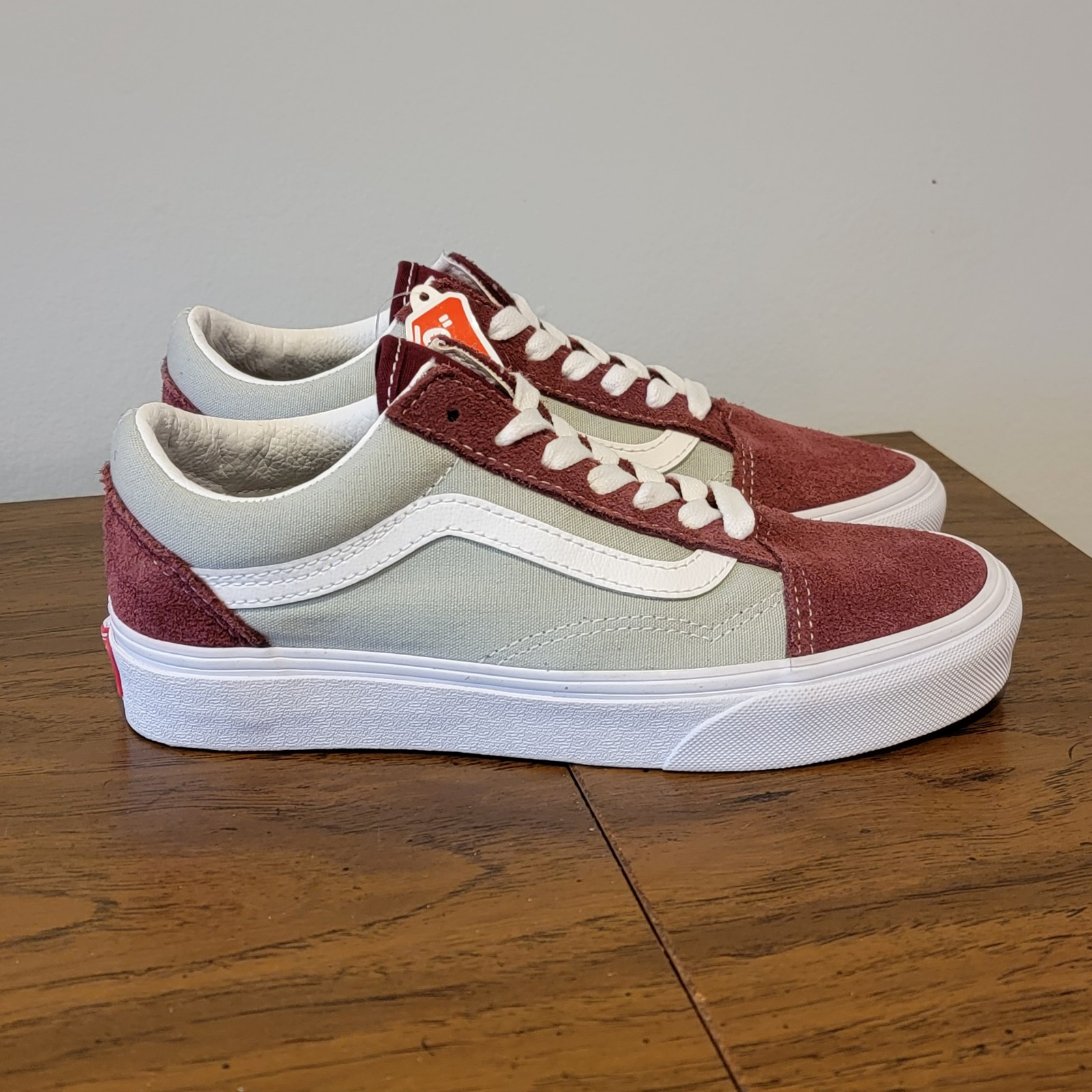 SAOLA NUOVE sneakers Vans Oldol Skoolo grigioux bordeauxato scam teladi grandii bambin t 4carpe