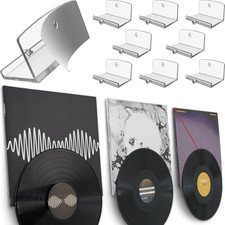 Modern JP Adhesive Vinyl Wall Mount 8-Pack Dual Display Album and Disc, Stro