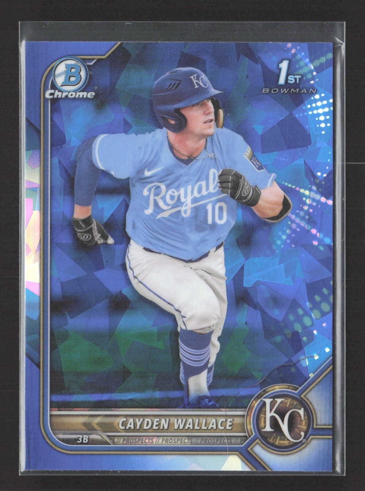 2022 Bowman Chrome Cayden Wallace 1st Sapphire #BDC-12