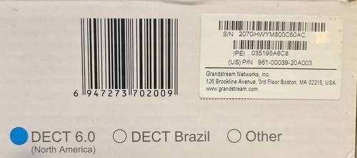Grandstream DP720 10 SIP Accounts Full HD Audio Dect Cordless VoIP Telephone - Picture 2 of 3