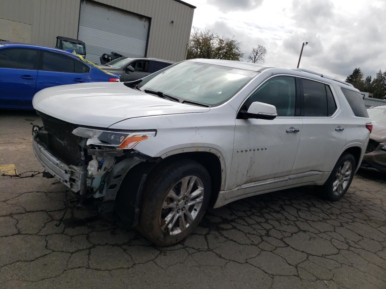 REAR WHT W/PARK BUMPER ASSY TEXTURED OEM 18-21 CHEVROLET TRAVERSE